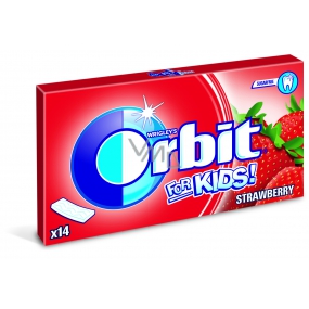 Wrigleys Orbit Kids Strawberry chewing gum without sugar slices 14 pieces 27 g