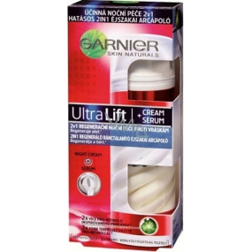 Garnier UltraLift cream and serum 2in1 comprehensive night care against wrinkles 50 ml