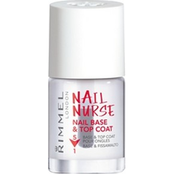 Rimmel London Nail Nurse Nail Base & Top Coat 5-in-1 Nail Polish 12 ml