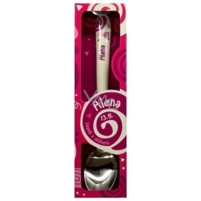 Nekupto Twister Spoon named Alena pink 16 cm