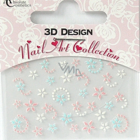 Absolute Cosmetics Nail Art 3D Nail Stickers 24921 1 sheet