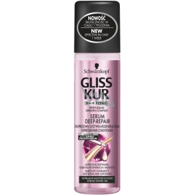 Gliss Kur Serum Deep Repair Regenerating Express Balm for Extremely Stressed Hair 200 ml spray