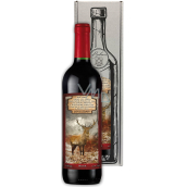 Bohemia Gifts Merlot Hunting wine Good luck hunting red gift wine 750 ml