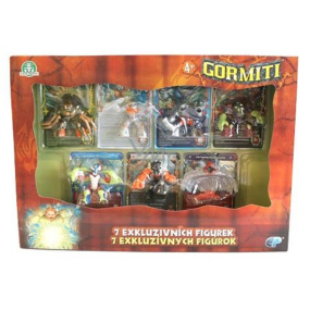 Gormiti Mythos set with exclusive figures 7 pieces different types, recommended age 4+