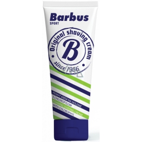 Barbus Sport foaming shaving cream with chlorophyll tube 75 g