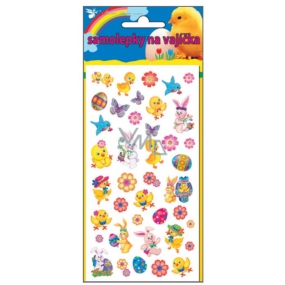 Easter gel egg stickers No.2 19 x 9 cm