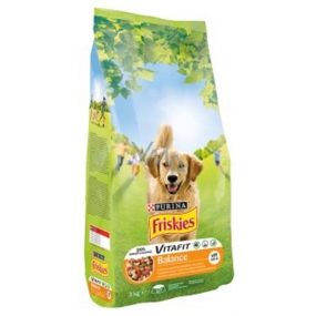 Purina Friskies VitaFit Balance with chicken and added vegetables complete food for adult dogs 3 kg