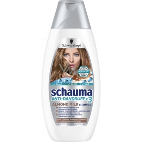Schauma Anti-Dandruff x3 Almond Milk shampoo for demanding hair with dandruff 400 ml