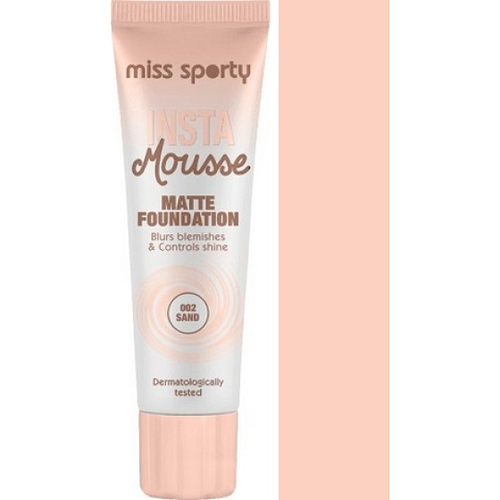 Miss Sports Insta Mousse Foundation Foundation 002 Sand 30 ml