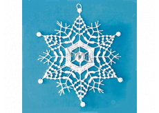 Crocheted snowflake 8 cm