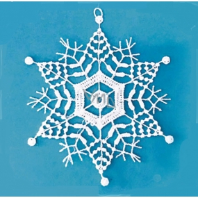 Crochet snowflake 8 cm