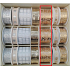 Nekupto Christmas ribbon, gold with motif 40 mm x 2 m YM 008 1 piece