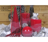 Lima Artic Candle Red Pyramid 75 x 250 mm 1 piece