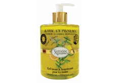 Jeanne en Provence Verveine Agrumes - Verbena and Citrus Fruit Hand Washing Gel Dispenser 500 ml