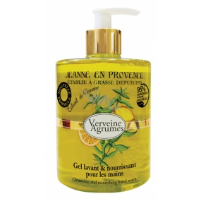 Jeanne en Provence Verveine Agrumes - Verbena and Citrus Fruit Hand Washing Gel Dispenser 500 ml