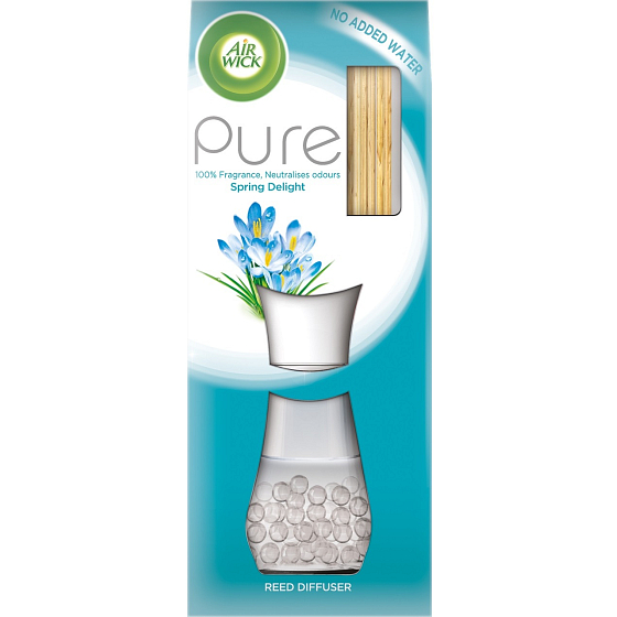 Air Wick Reed Diffuser Pure Spring Delight - Fresh Breeze Scented Sticks Air Freshener 25 ml