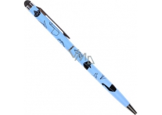 Albi Ballpoint pen with Origami stylus on blue