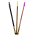 Cosmetic eye shadow brush with eyebrow brush of different colors 1 piece 322
