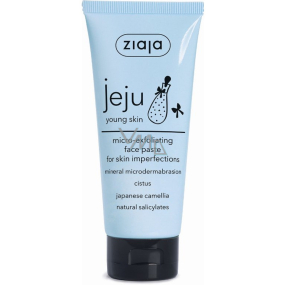 Ziaja Jeju Micro-Exfoliating Blackhead Paste with anti-inflammatory and antibacterial properties 75 ml
