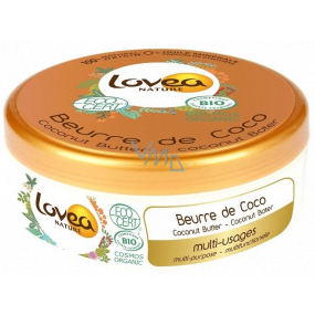Lovea Bio Coconut Oil and Vitamin E Butter for Face, Body, Hair, Hands, Elbows 150 ml