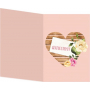 Nekupto Wedding Card Wedding Cake 115 x 170 mm 3609 J