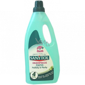 Sanytol Lime 4 effects universal disinfectant cleaner for floors and surfaces 1 l