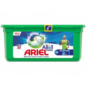 Ariel All in 1 Pods Active Deo-Fresh gel capsules for laundry 30 pieces 753 g