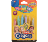 Colorino Metallic Face Paint in Stick, 6 Colors