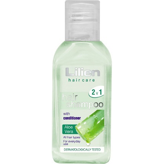 Lilien Aloe Vera 2in1 shampoo and conditioner for all hair types 50 ml travel pack
