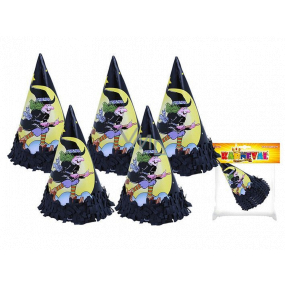 Rappa Halloween Witch party hat 6 pieces in a bag
