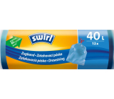 Melitta Swirl retractable garbage bags 40 litres, 56 x 59 cm, 28 µ, 12 pieces