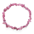 Tourmaline Rubelite bracelet elastic chopped natural stone, 19 cm, guardian of good mood