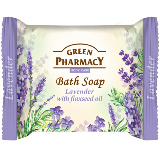 Green Pharmacy Lavender and Linseed Oil Toilet Soap 100 g