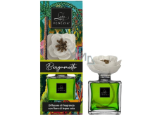 Lady Venezia Naif Bergamotto - Bergamot aroma diffuser with flower for gradual release of fragrance 100 ml