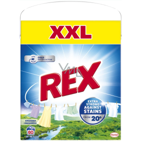 Rex Amazonia Freshness universal washing powder box 60 doses 3,3 kg