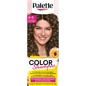 Palette Color Shampoo hair dye 6-0 Light Brown, 50 ml