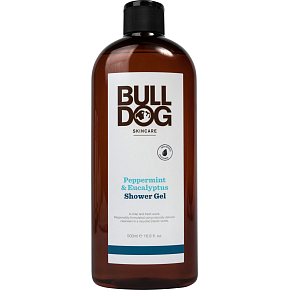 Bulldog Shower Gel Peppermint & Eucalyptus, 500 ml