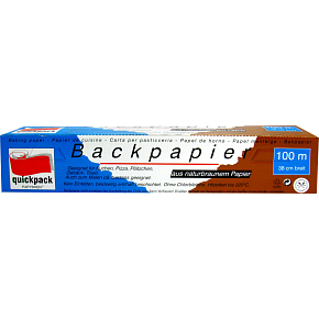 Quickpack baking paper, width 38 cm, length 100 m