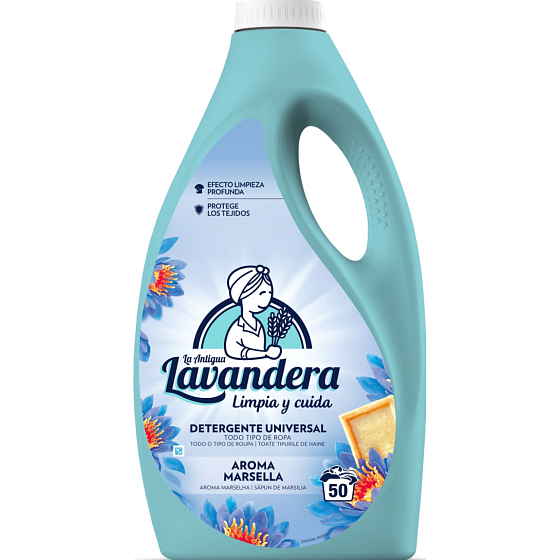 Lavandera Marseille soap laundry gel 2.5 l, 50 doses