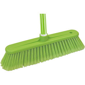 Spokar 5151 color broom with handle, split synthetic fibers PET, 120 cm