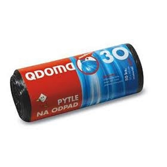 Qdoma Trash bags 30 liters, 50 x 60 cm, 50 pieces
