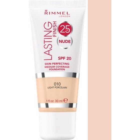 Rimmel London Lasting Finish 25h Nude Makeup 010 Light Porcelain 30ml