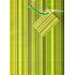 Nekupto Gift paper bag 23 x 18 x 10 cm Green stripes 1 piece 622 50 KAM