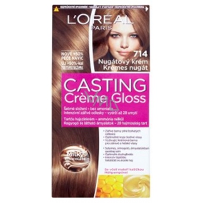 Loreal Paris Casting Creme Gloss hair color 714 nougat cream