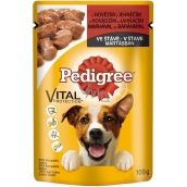 Pedigree Vital Protection with beef and lamb in juice pouch 100 g