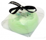 Fragrant Appleliscious Glycerine massage soap with a sponge filled with the scent of DKNY Green Apples in light green 200 g