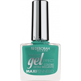 Deborah Milano Gel Effect Nail Enamel Gel Nail Polish 37 Emerald Green 11 ml
