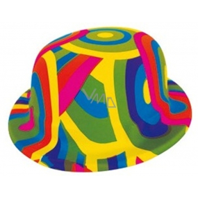 Rainbow carnival top hat