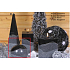 Lima Artic black ball candle 100 mm 1 piece