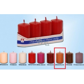 Lima Candle smooth cinnamon cylinder 40 x 70 mm 4 pieces